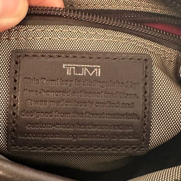 TUMI, Voyager Canvas Leather Cross Body Bag - Picture 3 of 16